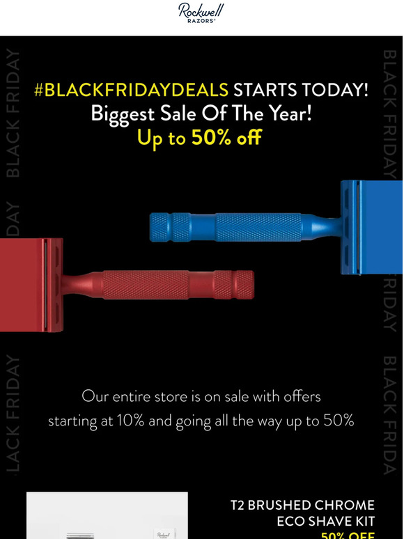 📣 Black Friday Sale is NOW LIVE