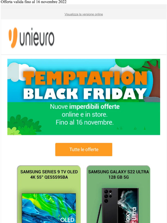 🐍TEMPTATION BLACK FRIDAY: nuove imperdibili offerte online e in store!