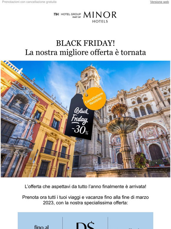 🔝 BLACK FRIDAY! La nostra migliore offerta è tornata, —