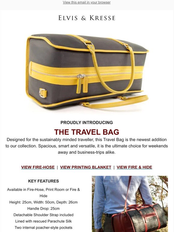 Introducing the Travel Bag