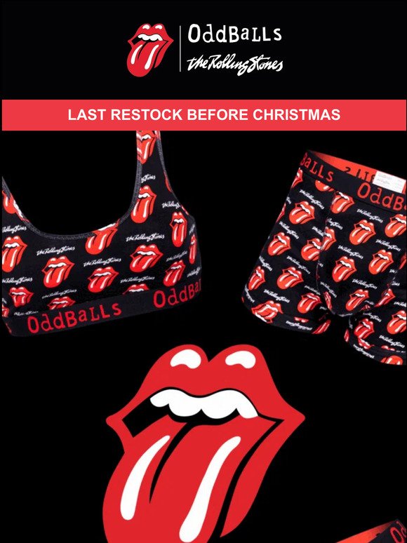 OddBalls Mens Briefs Brand New Underwear Rolling Stones