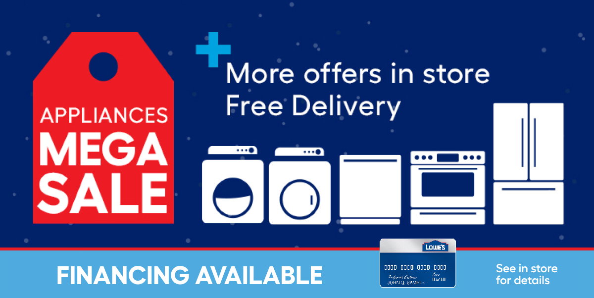Appliance mega sale
