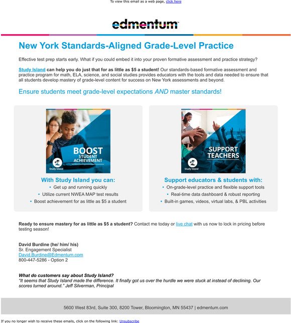 Proven Formative Assessment & Practice Built to New York Standards