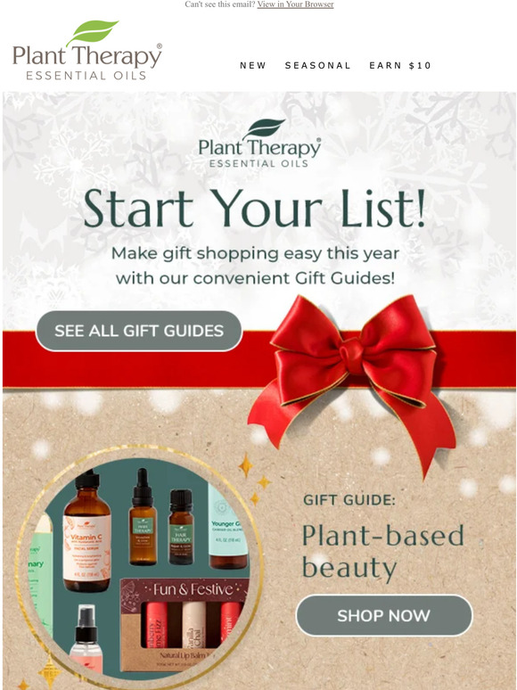 Plant Therapy We're making our list, we're checking it twice 📝 🎁 Milled