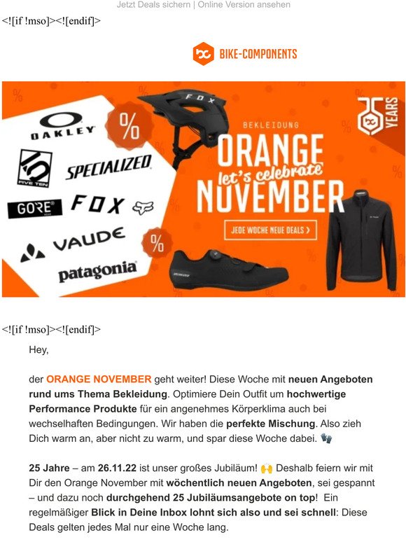 🧤 Orange November Woche 2 – zieh Dich warm an!
