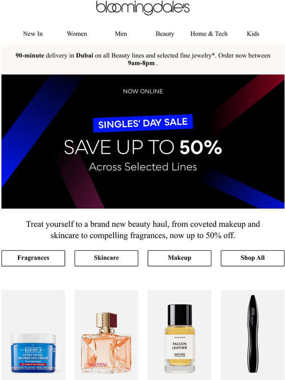 Singles’ Day: Up To 50% Off Beauty 💄
