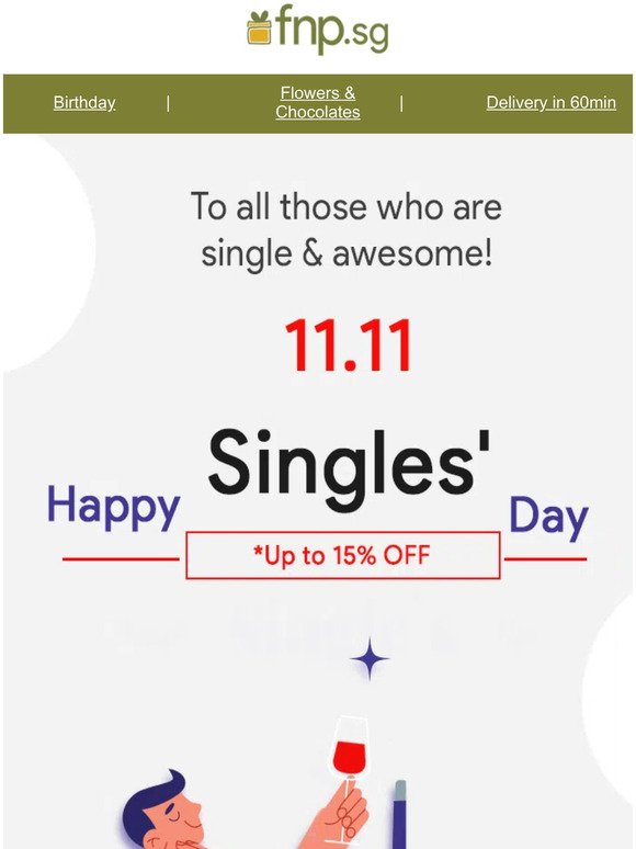 😎Singles Day Sale Starts NOW – Don’t Miss It!