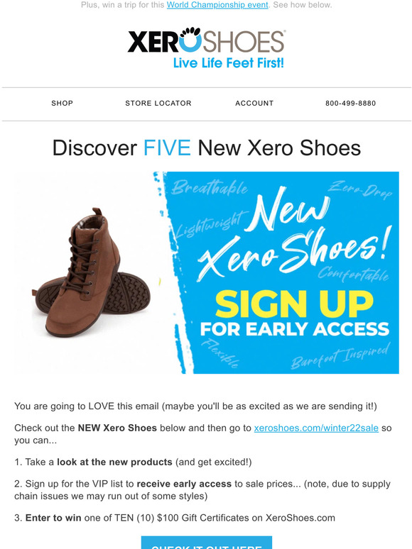 Discover FIVE New Xero Shoes
