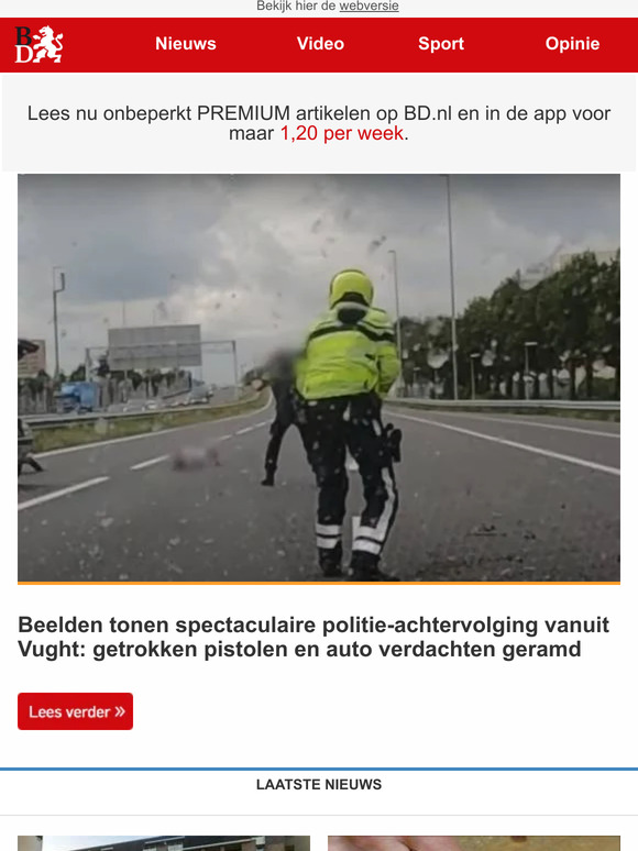 Brabants Dagblad Webwinkel: Beelden Tonen Spectaculaire Politie ...