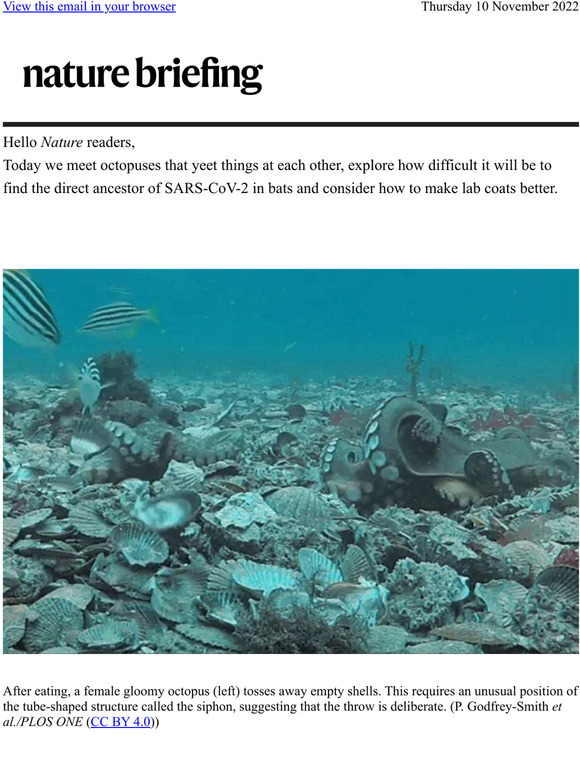 Nature Journal How to build a better lab coat Milled