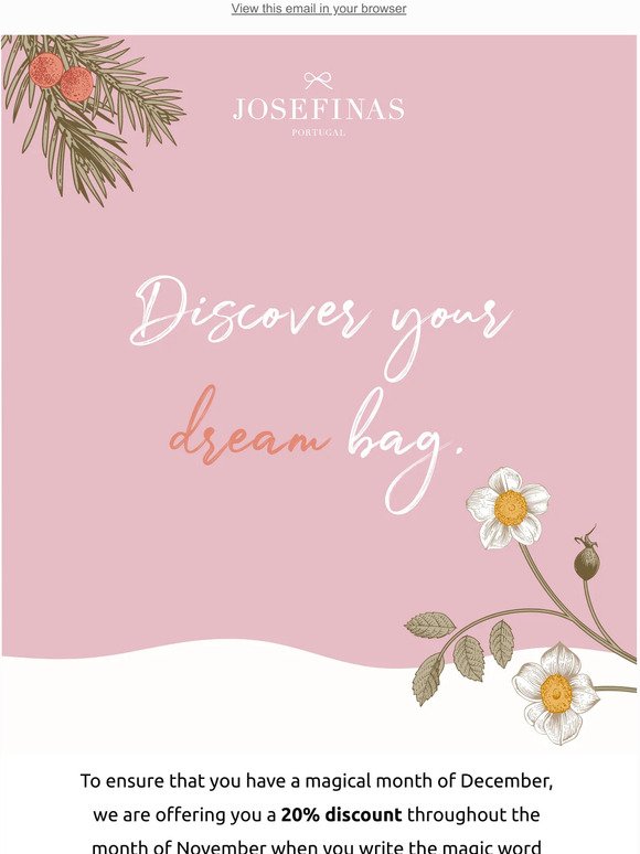 ✨ Discover your dream bag