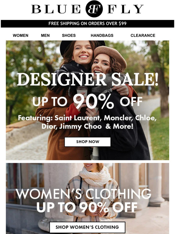 DESIGNER SALE! Up to 90 OFF Milled