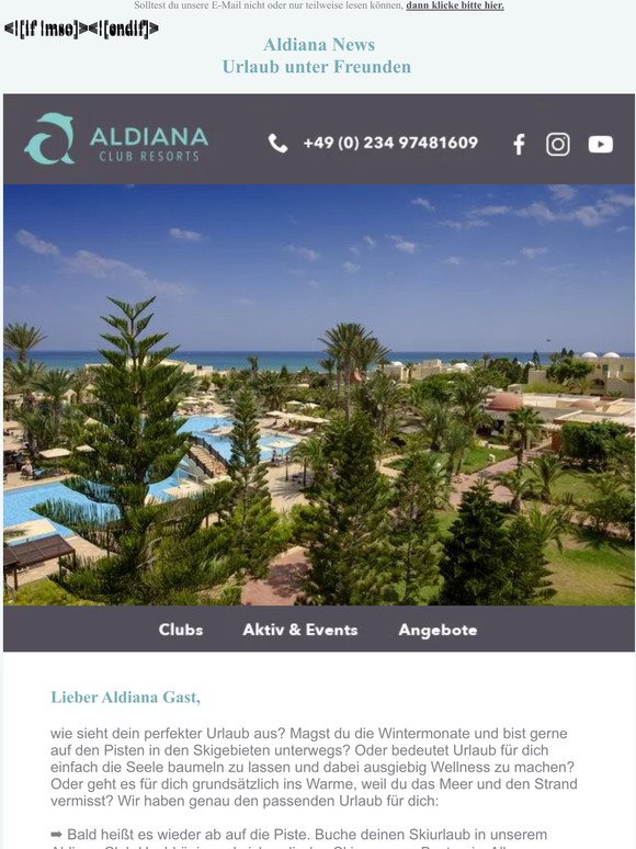 ☀ Frühbucher-Vorteil für Djerba, nur noch bis 30.11.22 ✔ Jetzt Winterurlaub buchen und ab auf die Piste ✔ Wellness in den Bergen oder Langzeiturlaub auf Fuerteventura ✔