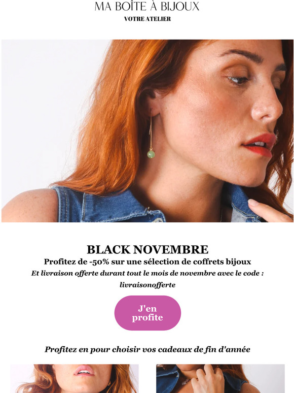 BLACK NOVEMBER : jusqu'à -50% 🌟