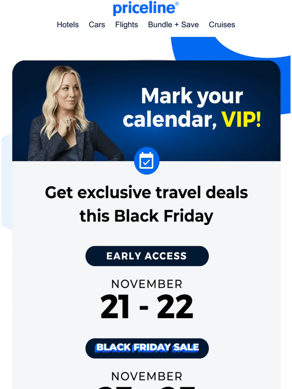 Priceline Save the Date November 21st Milled