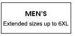Men's Sizes up to 6XL