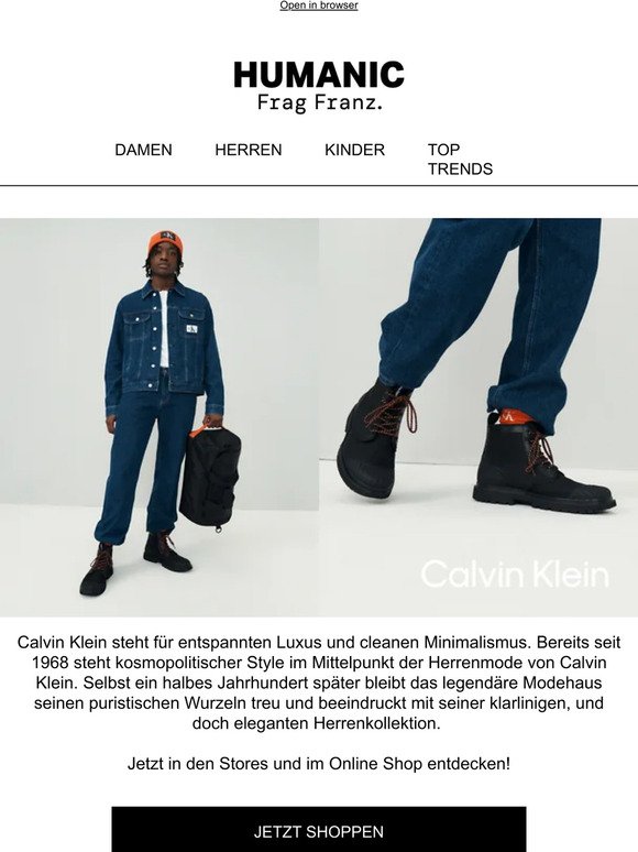 Calvin Klein Jeans ✌️ entspannter Luxus und cleaner Minimalismus