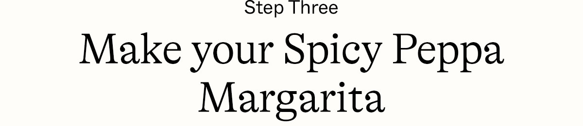 Make Your Spicy Peppa Margarita