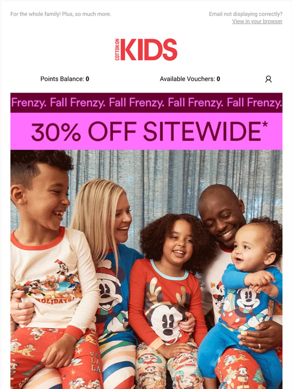 30% OFF Matching Mickey PJ's 🎄