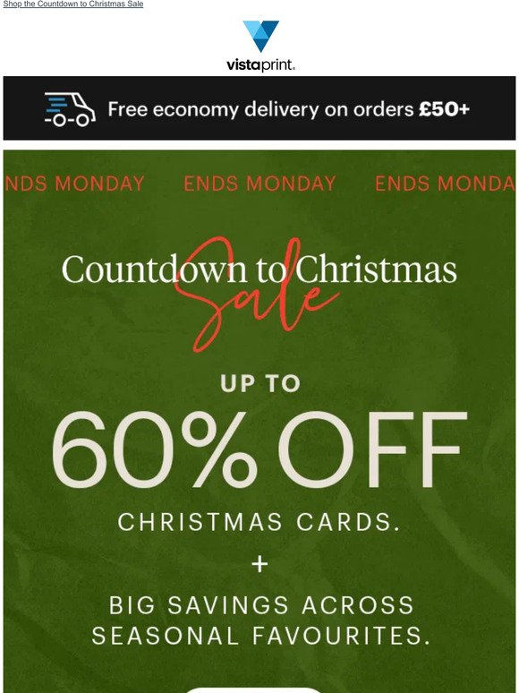 ★Save up to 60% off Christmas cards★