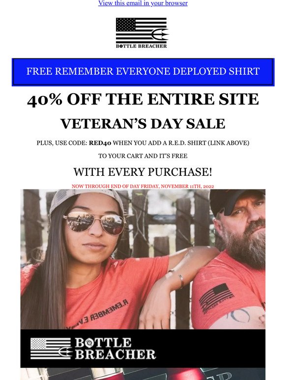 40% OFF GIFTS FOR PATRIOTS