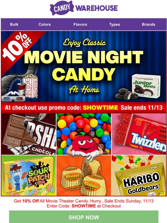 🍿 Movie Night Candy Sale 🎬