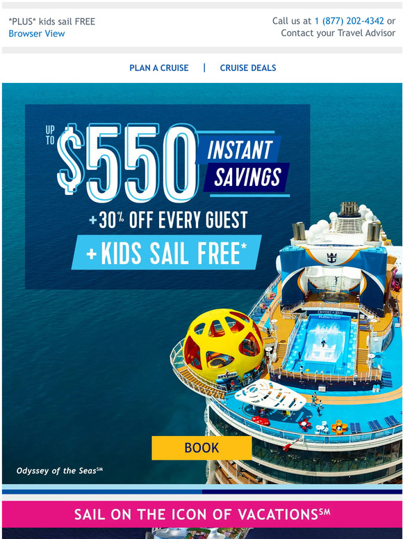 Royal Carribean Enjoy savings of up to 550 on your next memorymaxed
