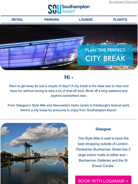 Southampton Airport Parking Plan the perfect city break — 🏙️ Milled