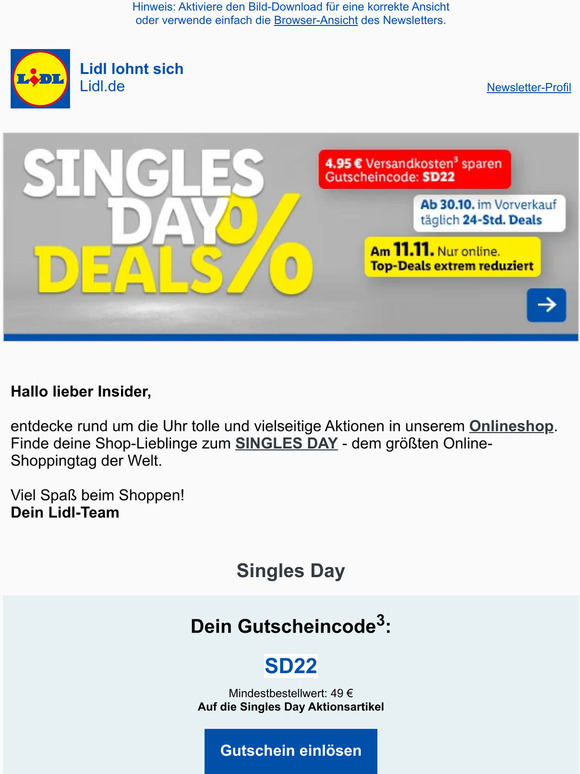 lidl 🛍️ Singles Day DEALS im Milled