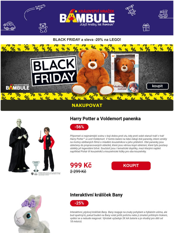 BLACK FRIDAY na Bambule.cz je tady!!