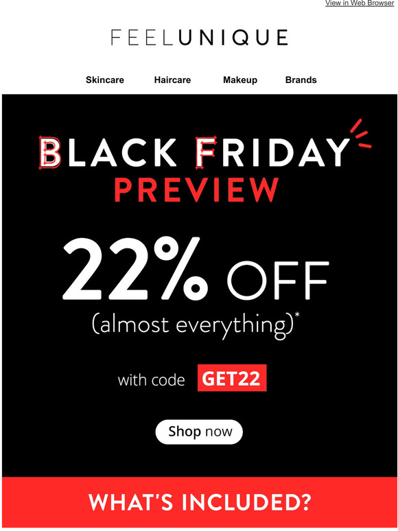 There's still time | BLACK FRIDAY PREVIEW