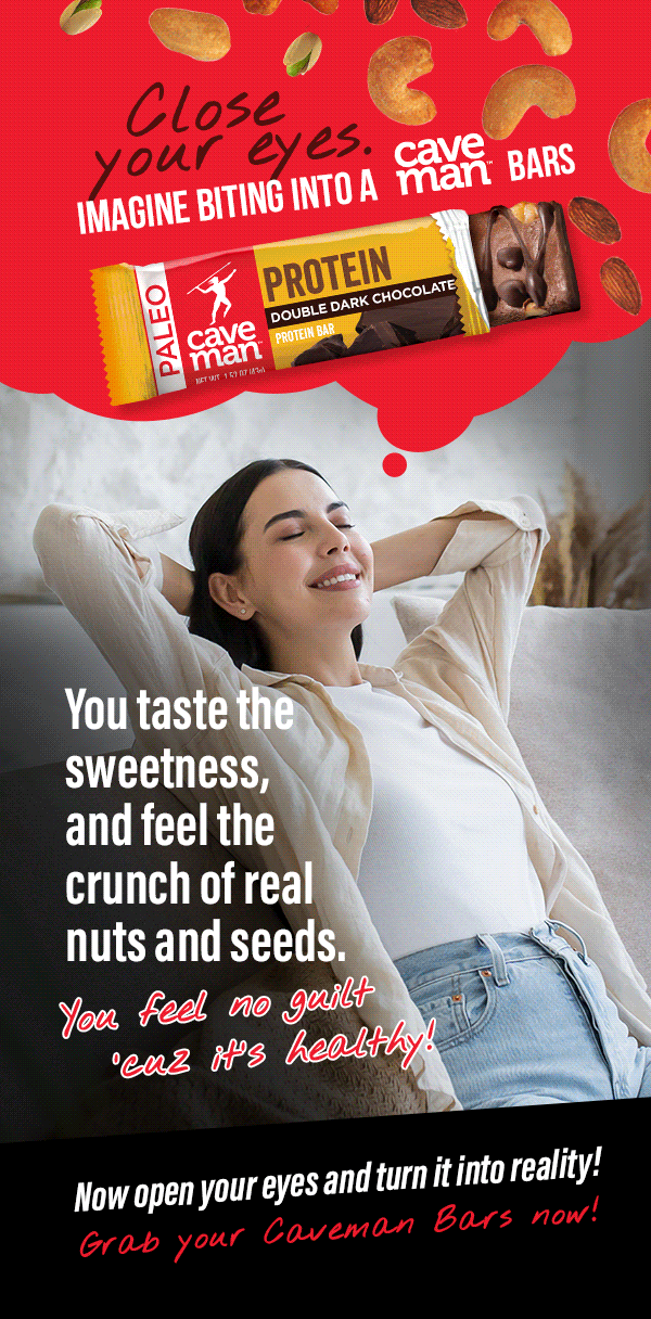 Caveman Foods, LLC Bite into the most nutritious snack bar you'll ever try. Milled