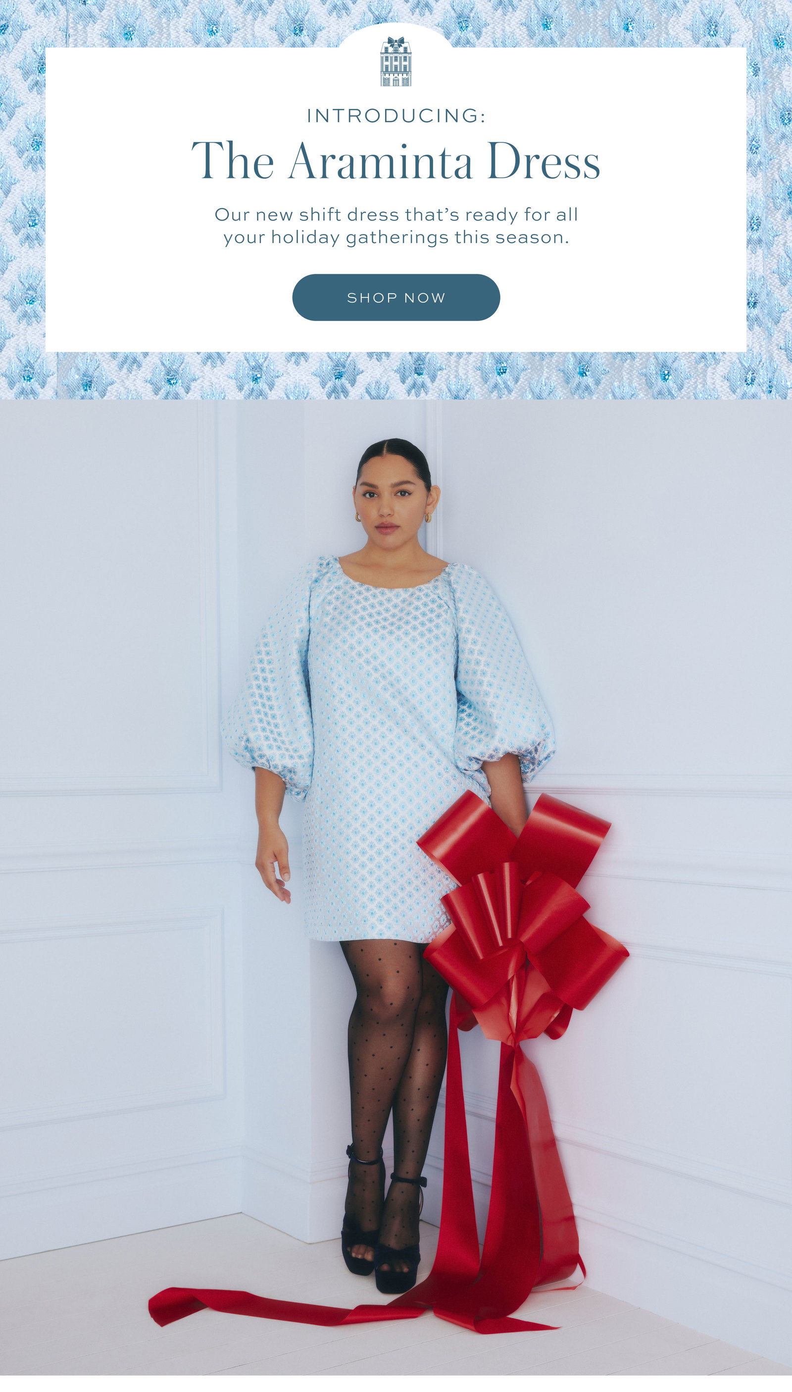 sachin and babi light blue dress Hill House Home: Introducing: The Araminta Dress