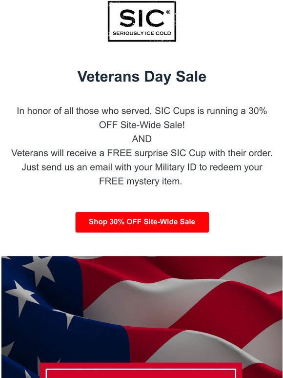 Veterans Day Sale!