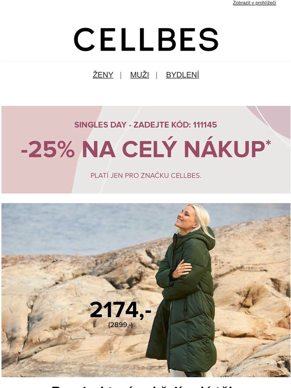 Singles Day -25 %! Nabídka platí pouze dnes!