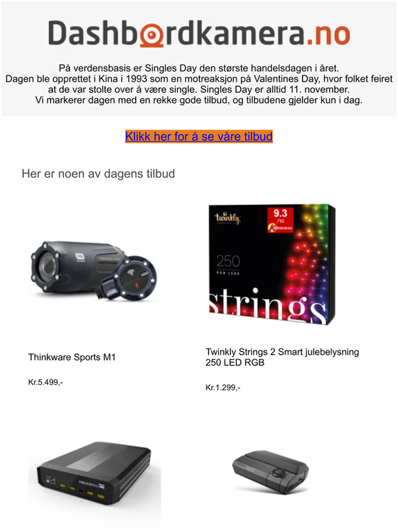 Singles Day - Se dagens tilbud