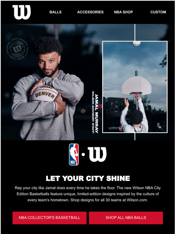 Wilson Sporting Goods REP YOUR CITY WITH THE WILSON NBA CITY EDITION