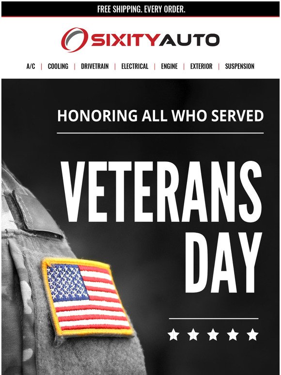 Veterans Day [a token of our appreciation]