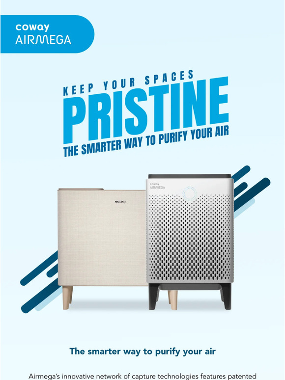 Airmega Breathe clean air 24/7 Milled