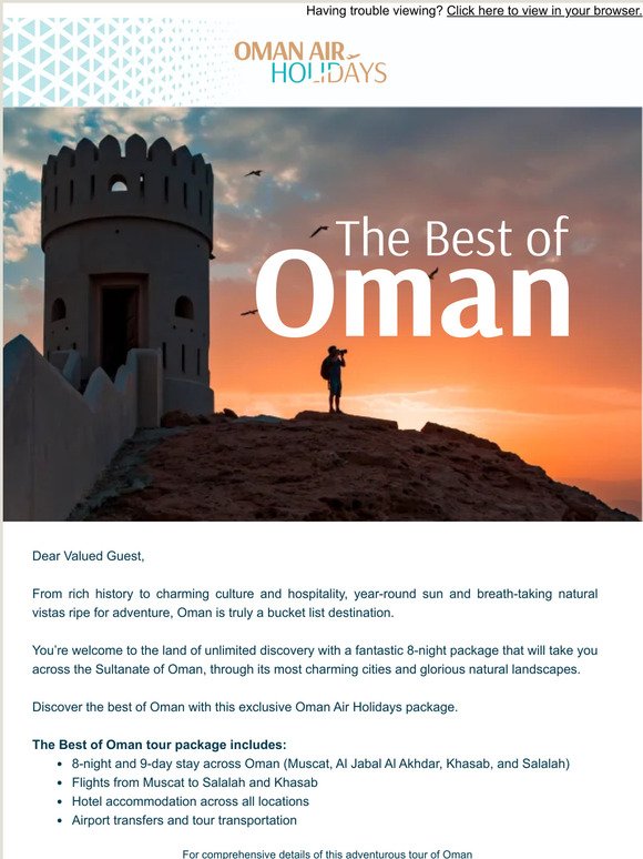 Oman: The Tour You’ve Been Waiting For!