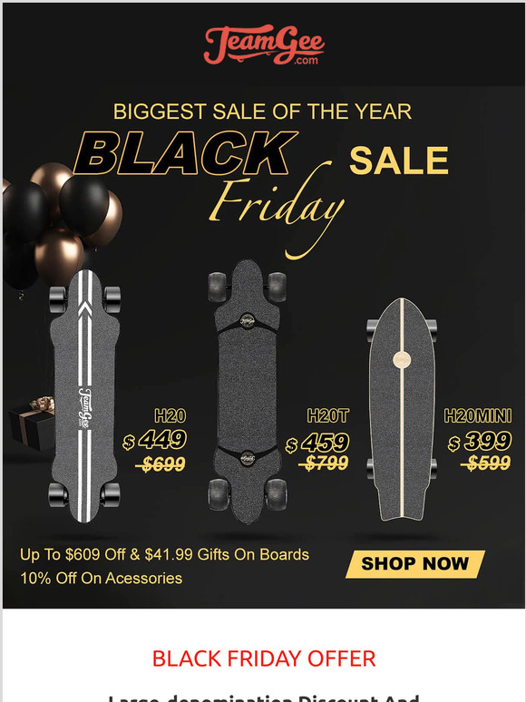 The Big Sale of Black Friday has begun!