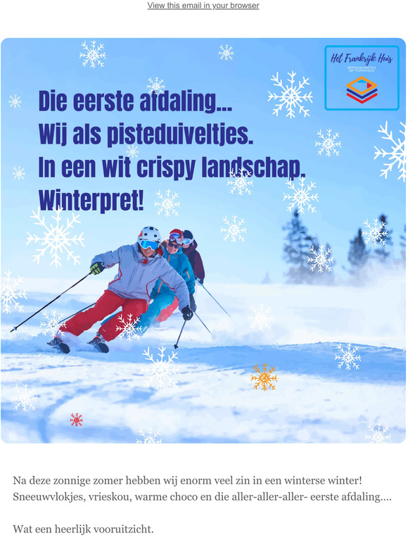 Ook zo'n zin in sneeuw?