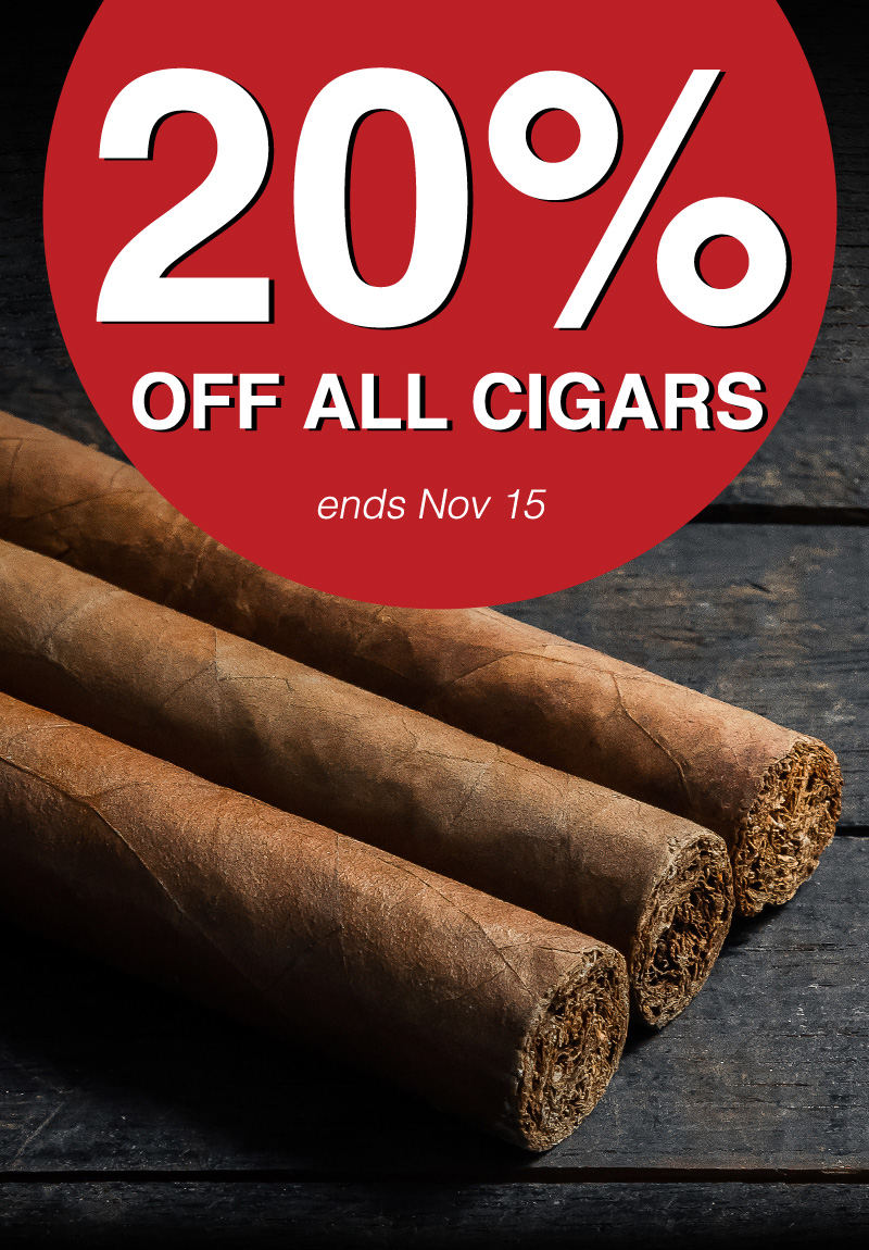 20 Off All Cigars Cigar Saturday Milled