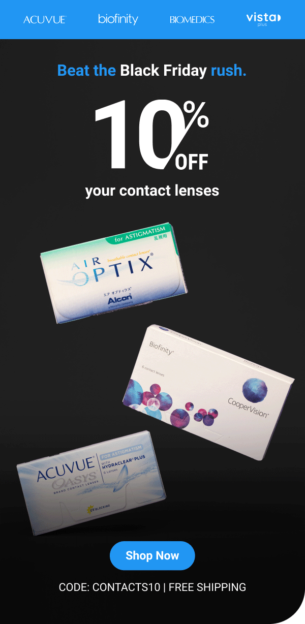 🔵 Save big on contacts now & beat the Black Friday rush