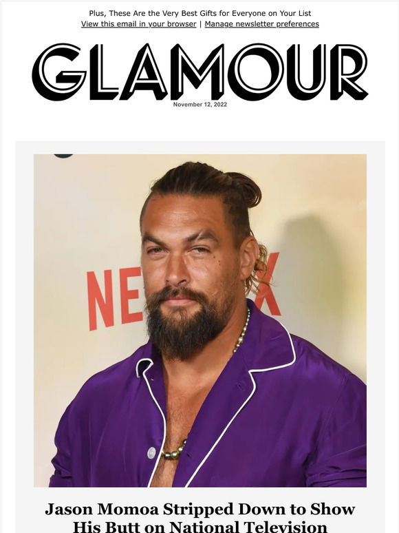 Glamour Jason Momoa Just Gave Us The T Of His Bare Butt See The Pics Milled 0534