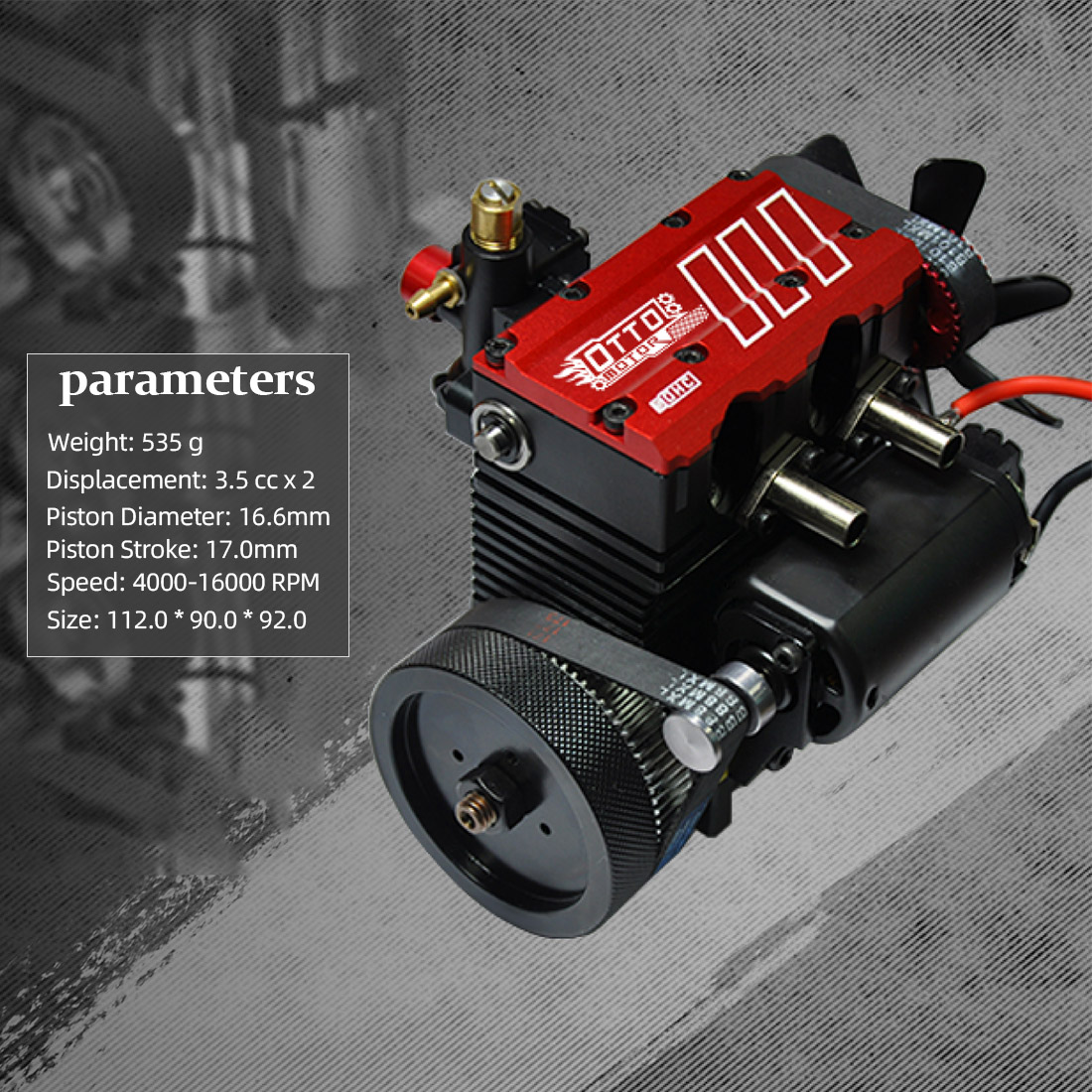 Enginediy Run OTTO Motor & TOYAN FSL200AC Engine and Assembly Video