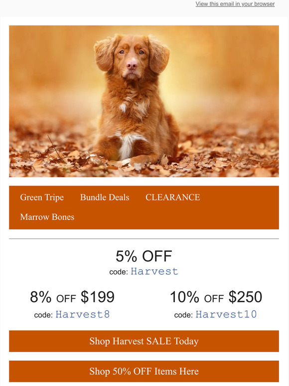 Raw Paws Pet, Inc. 🍂 Harvest SALE Milled