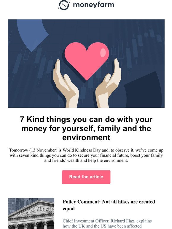 How being kind can boost your savings