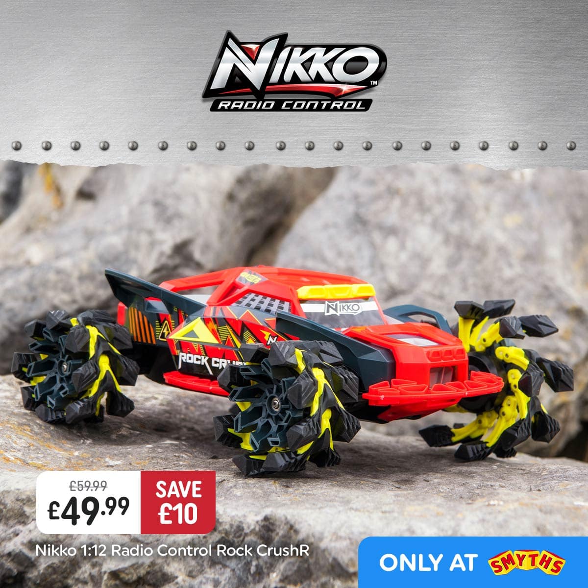 Nikko 1:12 Radio Control Rock CrushR