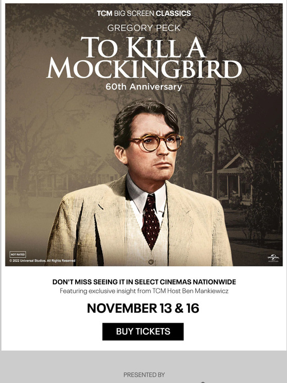 To Kill a Mockingbird Returns to Theaters Tomorrow for a